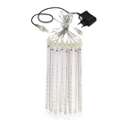 Светодиодные трубки метеоритный дождь, 30 см, 8 трубок, Рождественская гирсветильник аемое украшение для дома, сада, вечеринки, свадьбы, вилка стандарта ЕССША