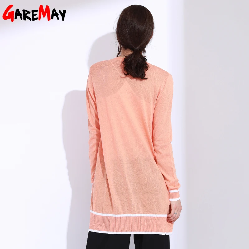 Women Long Cardigan Sleeve Knitwear Loose Open Female Kardigany Damskie Oversized Sweater Shrug Plus Size GAREMAY |