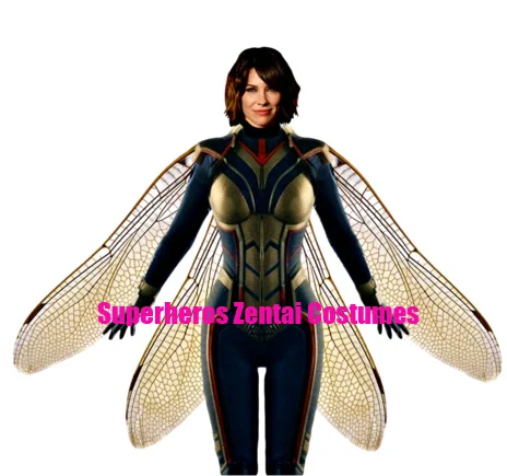 Муравей и ОСА MCU косплей костюм 3D печать Hope Van Dyne защитный костюм от ОС Мстители ОСА спандекс зентай, только боди