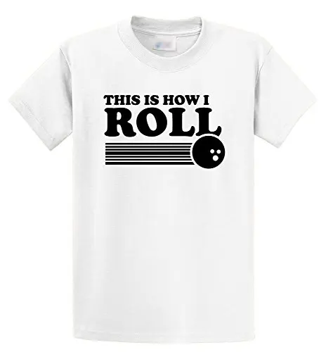 Пользовательские Печатные Рубашки С Коротким Рукавом Моды Это Как Я Ролл Bowlinger