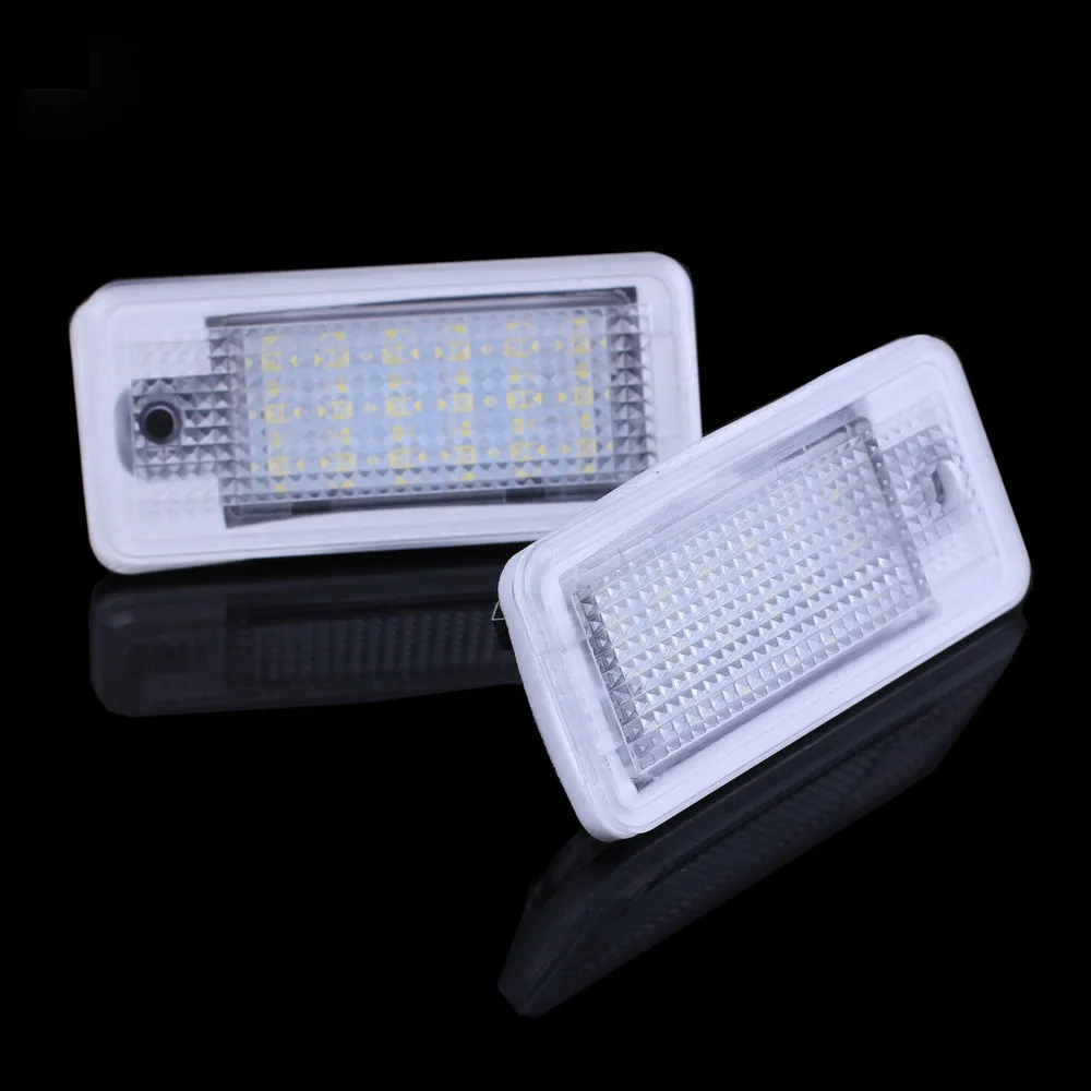 2 шт./лот ошибок 3528 SMD 18 светодиодов автомобиля Лицензированная лампа