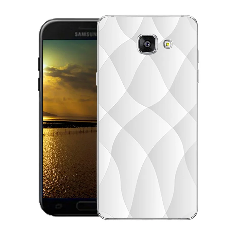Чехол для Samsung Galaxy A7 2017 A720F мягкий силиконовый чехол квадратный с рисунком SM (7) A720