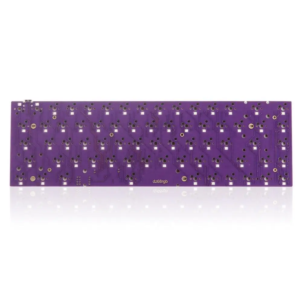 DZ68 RGB Горячая замена PCB Type C Интерфейс для DIY механическая клавиатура подходит