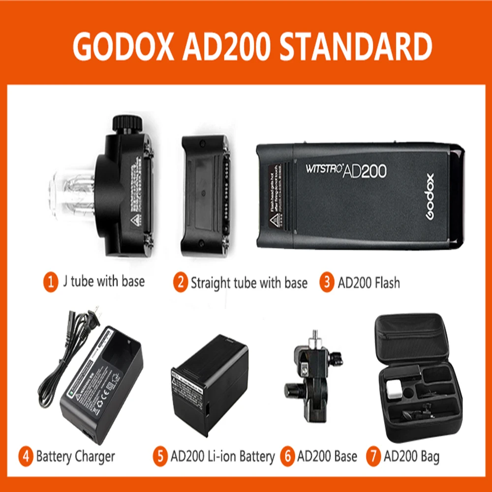 Godox AD200 флэш светильник светодиодный свет Стандартный комплект + X1T C x1t s n камеры