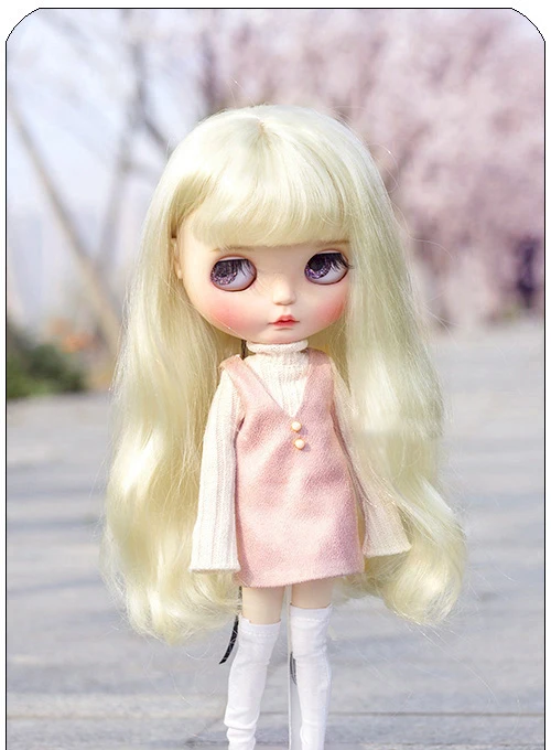 Красный Cateleya 1/3 1/4 Bjd SD кукольные парики для кукол высокая температура провод длинный Ретро стиль Синтетический масштаб парик для кукол аксессуары - Цвет: Красный