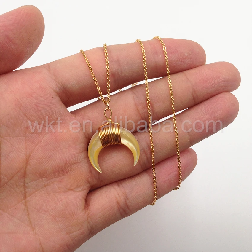 Женское универсальное ожерелье с золотой цепочкой оптовая продажа подвеской из