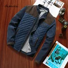 Куртка-бомбер мужская осенне-зимняя, приталенная, ветровка