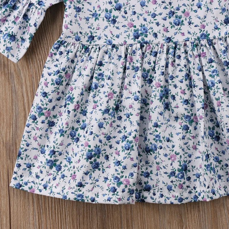 Floral Baby Girls Short Sleeve Cut Dresses Party Pirncess Dress Outfit Sundress For 2018 | Детская одежда и обувь