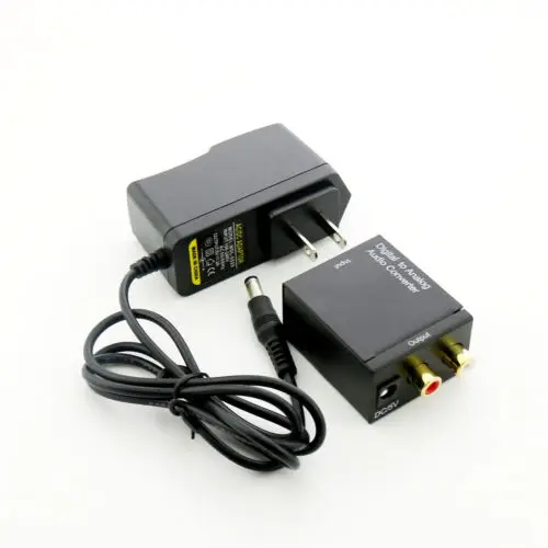 1 шт. 3 5 мм цифровой Toslink оптический коаксиальный аналоговый RCA L/R аудио конвертер