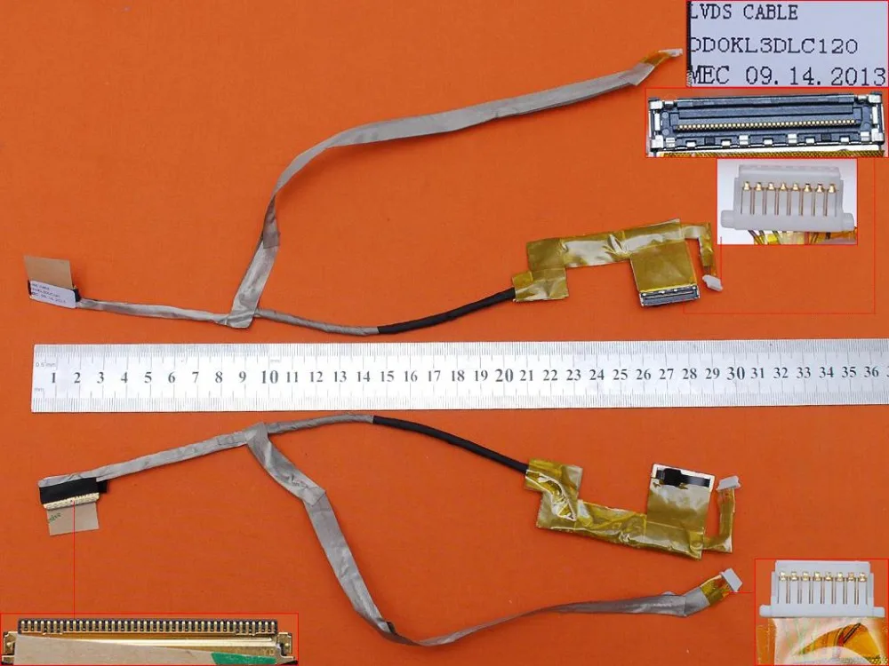 

New Laptop Cable For LENOVO Y560 Y560A Y560P thin PN: DDKL3DLC120 Screen LVDS Connector