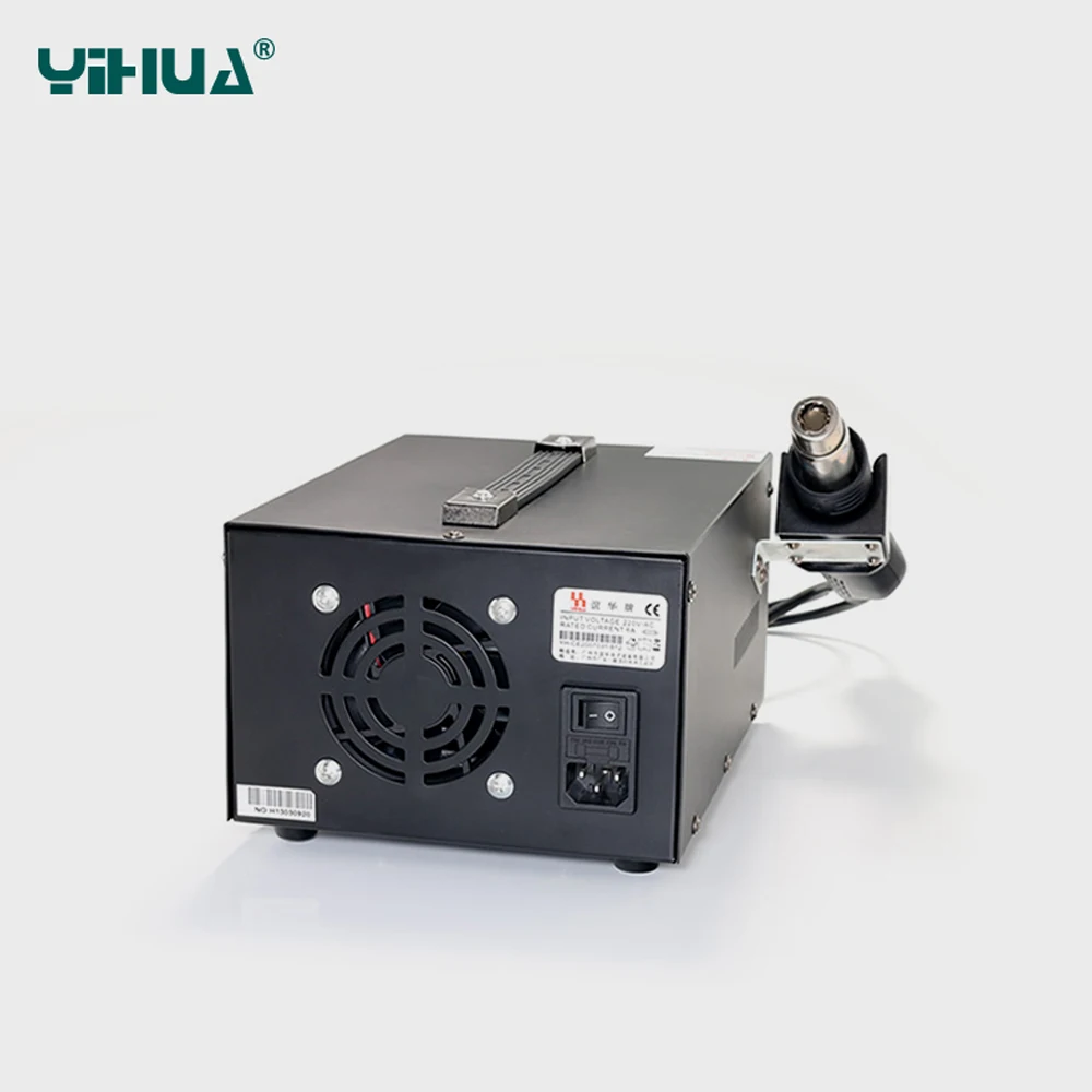 YIHUA 853D 5A 3 в 1 SMD DC источник питания горячий воздушный пистолет паяльник паяльная станция 110 В/220 В ЕС/США Разъем рабочая эффективность