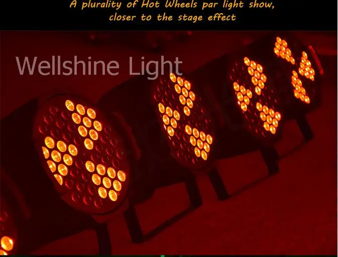 Бесплатная доставка 4 шт./лот Веерообразный свадебвечерние светильник 54*3 Вт 3 в 1