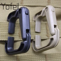 5pcslot outdoor camping tool d type itw grimloc molle locking edc tactics backpack hanging webbing hook buckle for hiking