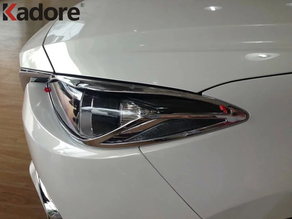 Для Mazda 3 M3 2013 хромированный передний головной светильник, абажур, накладка, автомобильные декоративные фары, аксессуары