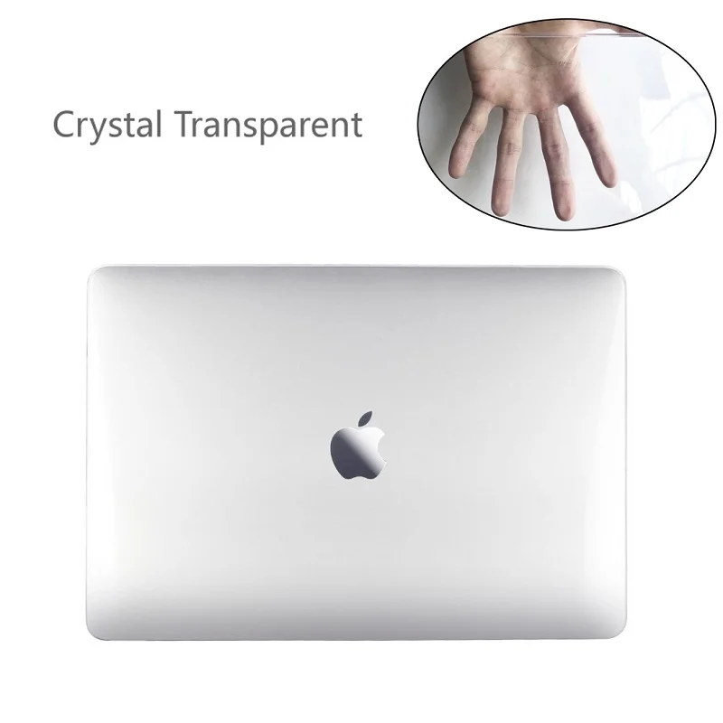 Новый Кристальный Жесткий Чехол для ноутбука Apple Macbook Air Pro retina Touch Bar &amp ID 11 12 13 3 15 4