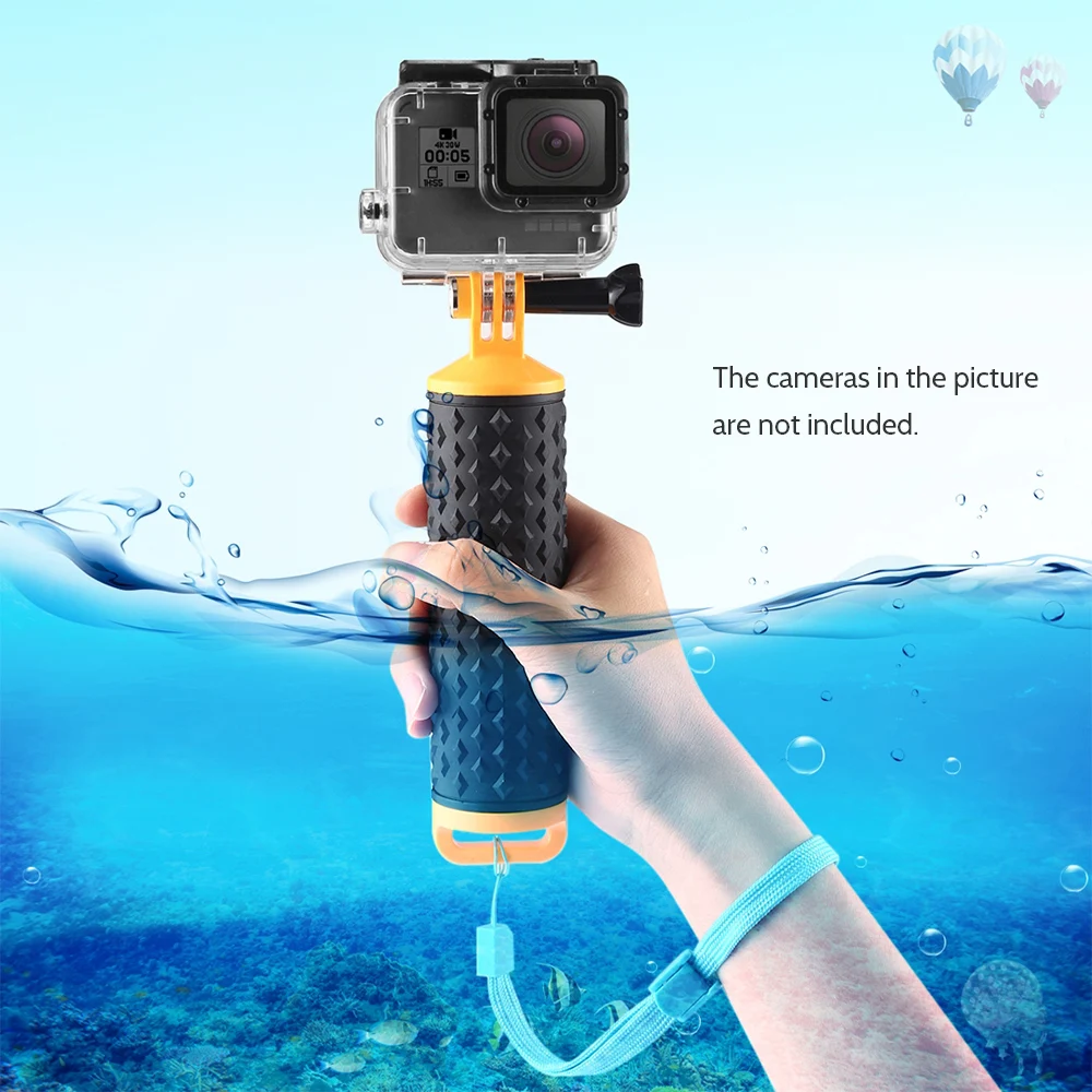 Плавающая рукоятка плавучие стержни и ремешок для GoPros NEW HERO/HERO7/6/5/5 4Session/4/3 +/Xiaoyi/DJI