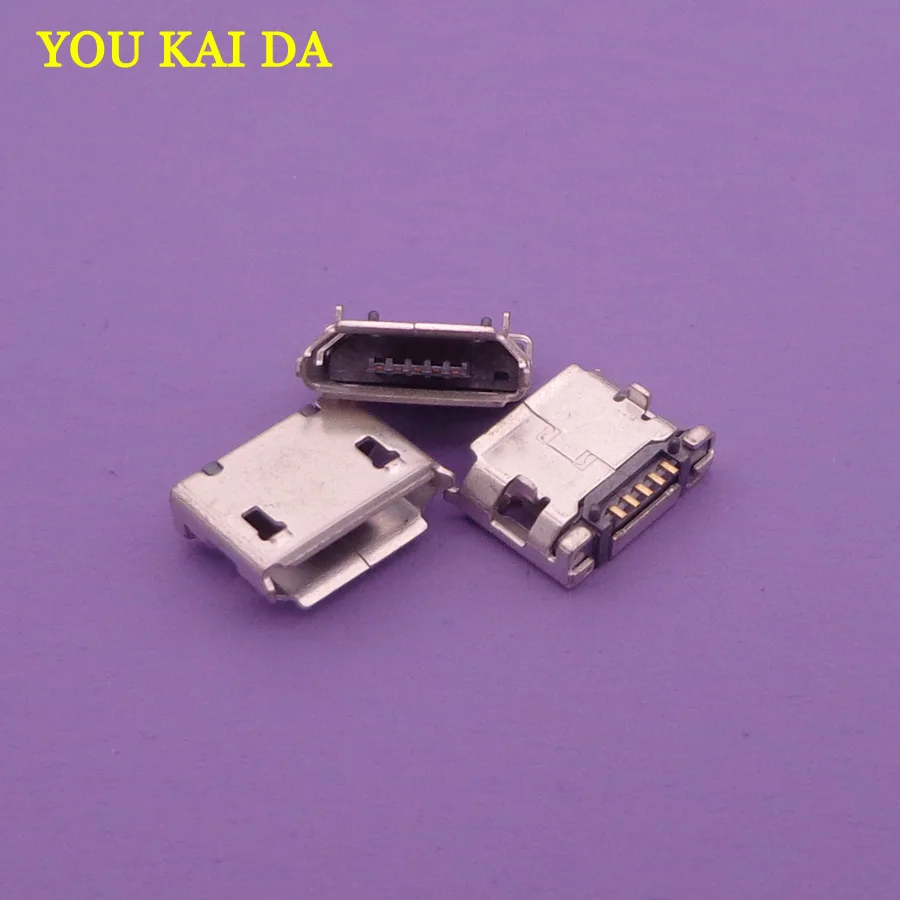 10 шт./лот Micro USB 5P 5 контактный разъем хвостовой для зарядки штепсельная вилка|socket