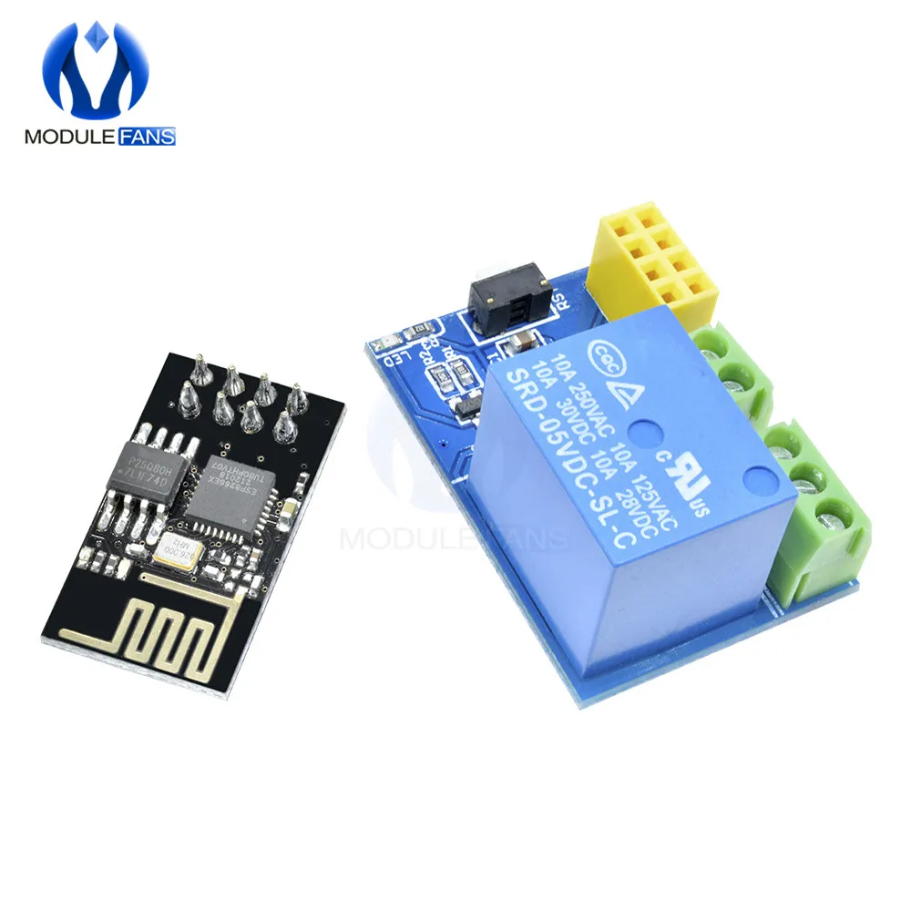 ESP8266 5V 1 Channel 1CH Relay ESP-01/01S WIFI Module for Arduino R3 Mega2560 Nano Raspberry Pi Smart Home Wireless | Электронные