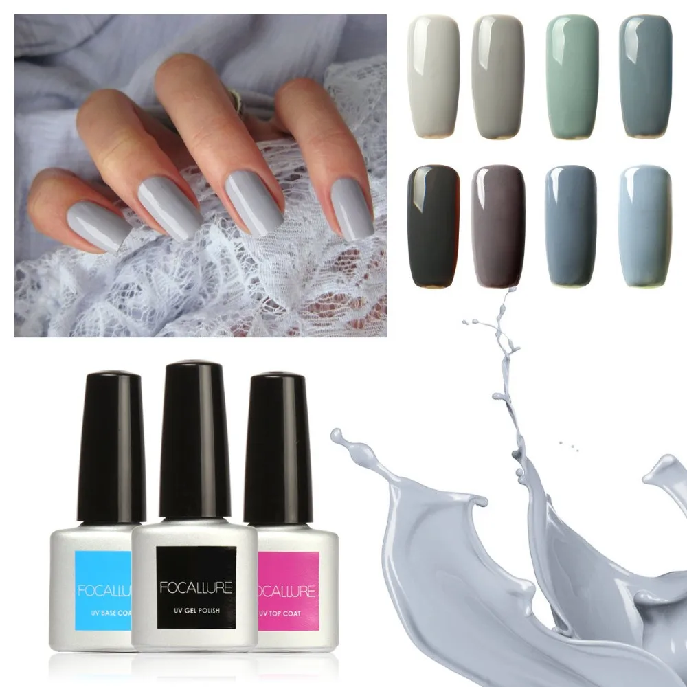 Focallure 1 шт. Гели для ногтей лак Soak Off Гель Долгое УФ гель красочные Полирующие