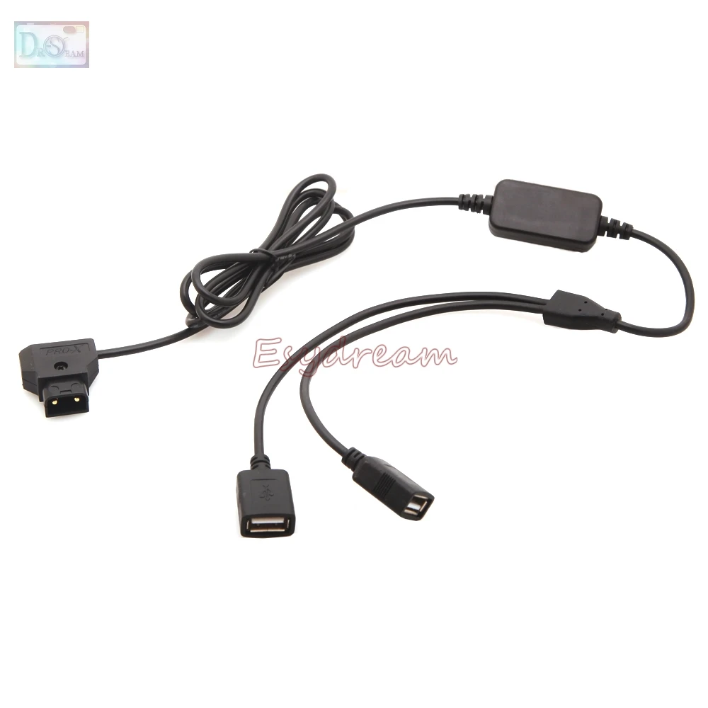 Новый адаптер питания P-Tap D-Tap 14 8 в с двумя USB-портами 5 2 а постоянного тока |