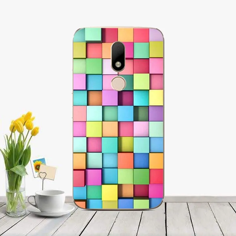 J22 Мягкий силиконовый чехол для Motorola Moto M XT1662 XT1663 розовый чехол с милыми животными чехол с принтом для Moto M задняя крышка Capas Fundas - Цвет: J22