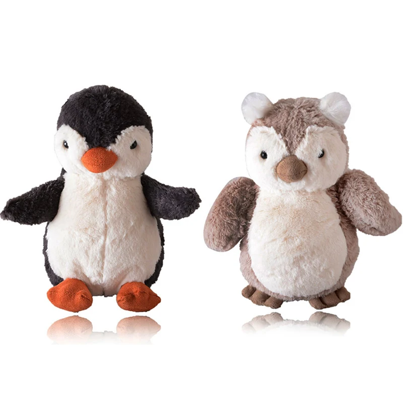 Животных плюшевые куклы Игрушечные лошадки Пингвин Сова пушистые мягкие Детские