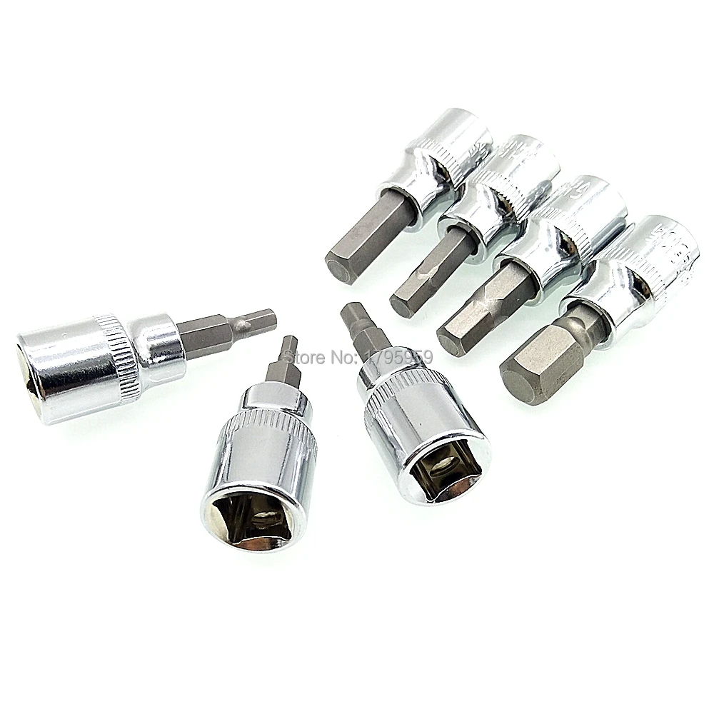 Отвертка ударная шестигранная 3/8 дюйма 7 шт./комплект|tool tool|set piecescrewdriver socket set |