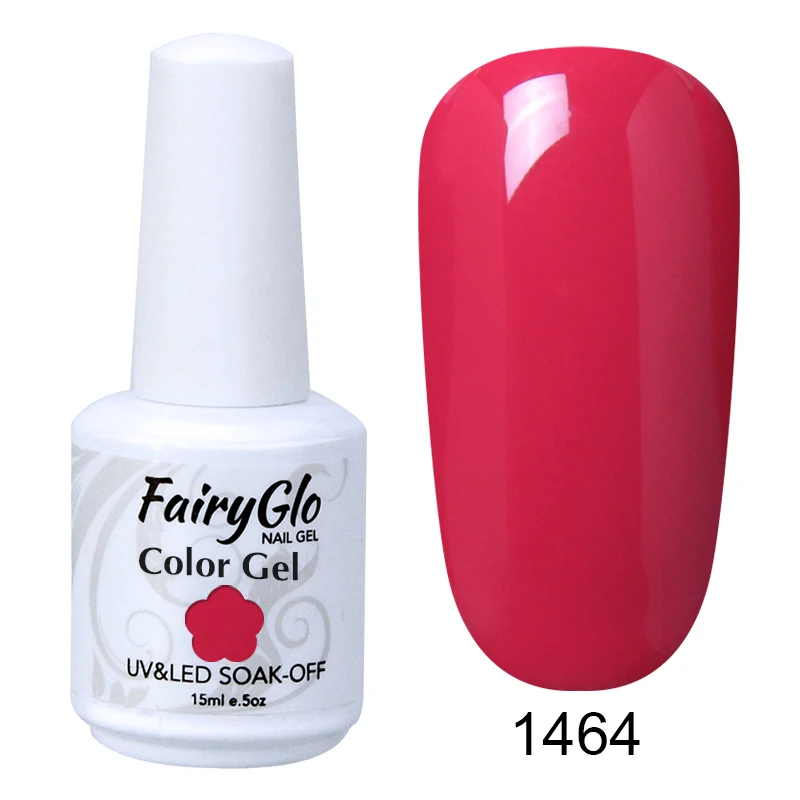 FairyGlo флуоресцентный неоновый УФ-гель для ногтей Дизайн ногтей гель лак замачиваемый Vernis полуперманентный лак для ногтей 15 мл - Цвет: 1464