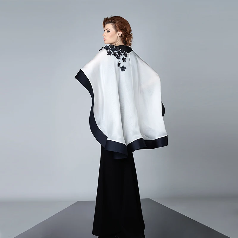 Robe De Soiree, Черное вечернее платье для банкета, Абая темпераментная накидка, костюмы, вечерние платья, длинное платье Abendkleider