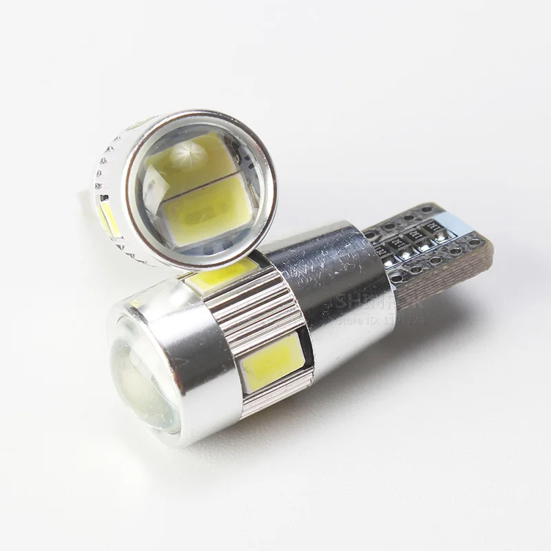 T10 W5W canbus без ошибок 6 SMD 5630 5730 светодиодный фонарь высокой мощности автомобильный