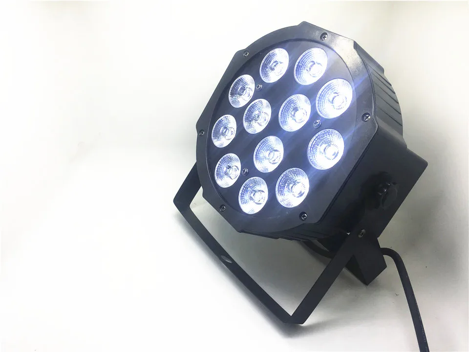CREE RGBWA UV 12x18 Вт LED плоский SlimPar Quad Luce 6in1 DJ Wash сценический свет dmx luce della lampada 6/10