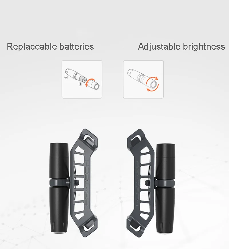 PGYTECH светодиодный свет комплект для DJI Spark портативный ночной полет светодиодные лампы Комплект для Spark Drone аксессуары