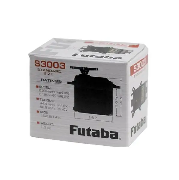 1 шт. 100% оригинальный сервопривод 38 г Futaba S3003 стандартный автомобильная лодка hpi 1/10