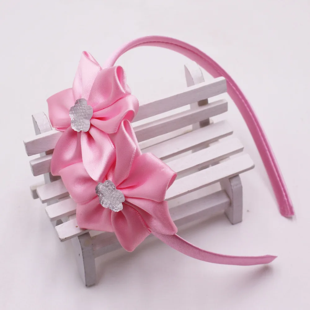 

New Cute Star Girl Hairband Fashion Rhinestones Floral Hair Band Kid Sweet Birthday Gift Headband Hair Accessories