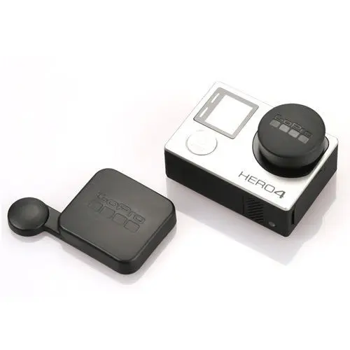 gopro hero 4 3+ lens cap cover Housing Case Cover for hero4 housing+Gopro Logo |