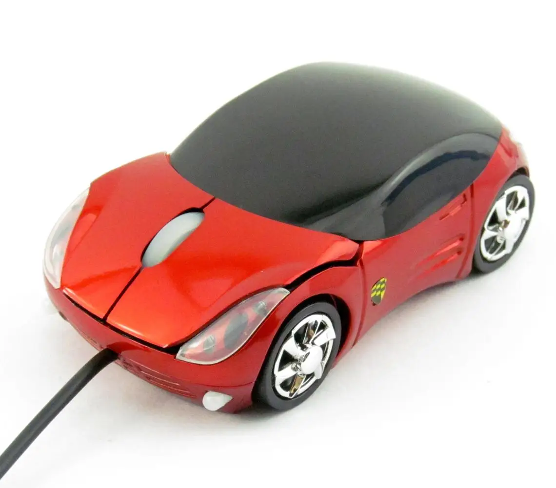 Новинка 3D оптическая USB Проводная мышь мыши 800DPI в форме автомобиля для ПК