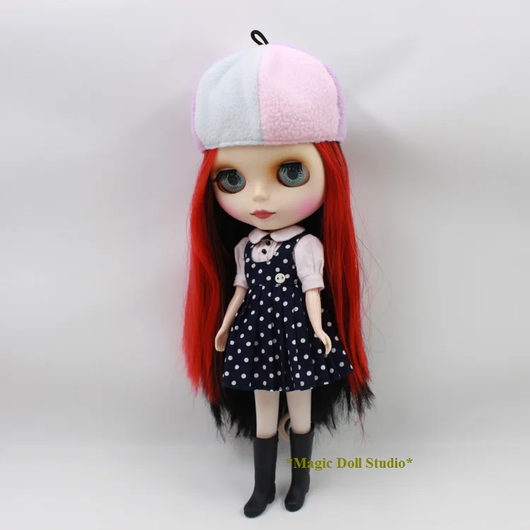 Кукла блайз с черными и красными волосами 11 5 дюйма|big head doll|doll dollblythe doll |