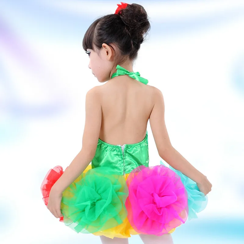 Новинка 2017 года сезон весна лето платье для выступлений модные детские костюмы