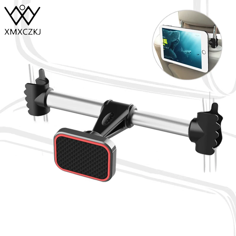 

XMXCZKJ Magnet Back Seat Car Mobile Cell Phone Holder Stand Support For iPhone Smartphone Magnetic Head Headrest Accessories