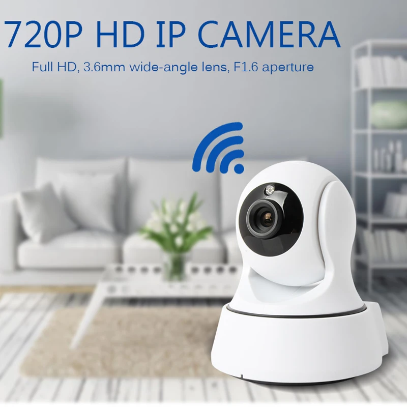 Домашняя ip камера безопасности Wi Fi 720 P интеллектуальная сеть беспроводная