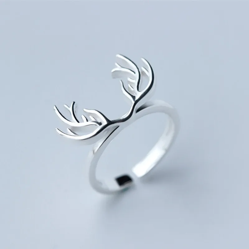 925 sterling silver панк охота Jewlery рога кольцо | Высокое качество мода рождество