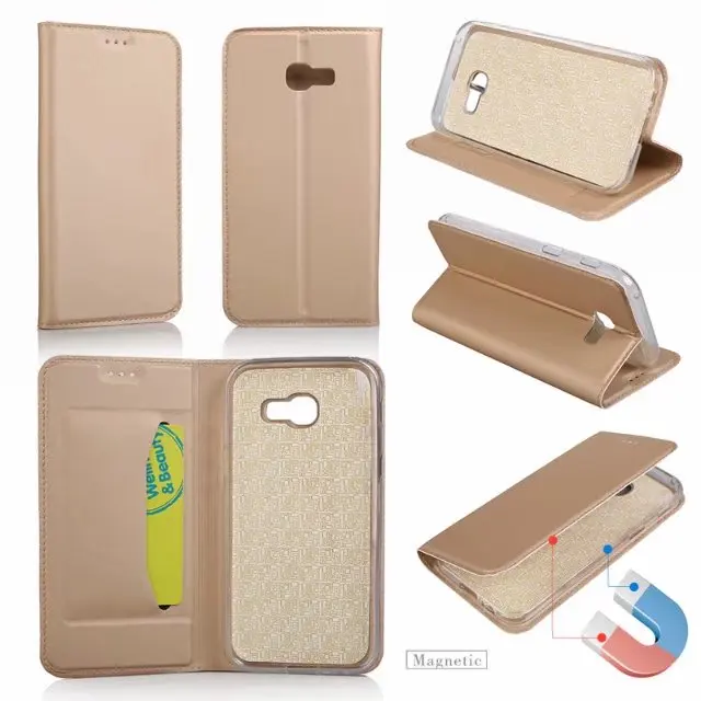 Чехол для Samsung Galaxy A3 A5 2016 A310 A510 откидной кожаный мягкий магнитный чехол с