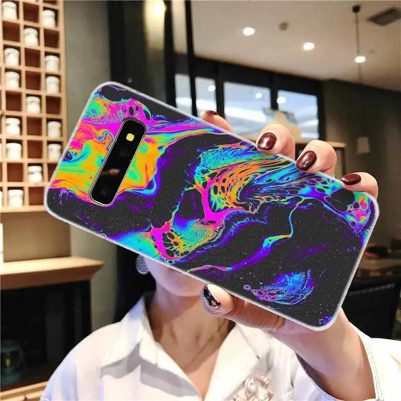 Мягкий чехол для Samsung Galaxy S30 S20 S11 S10 S9 S8 Plus S7 Edge S10e Uitra Радужный переливающийся
