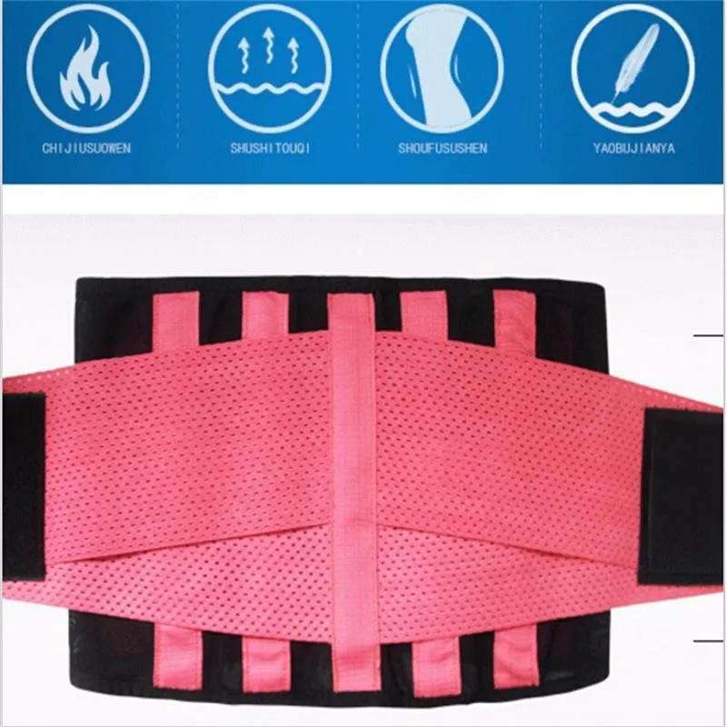 

Men Women Adjustable Elstiac Waist Trimmer Orthopedic Therapy Posture Corrector Brace Lower Back Lumbar Support Belt Pad Corsets