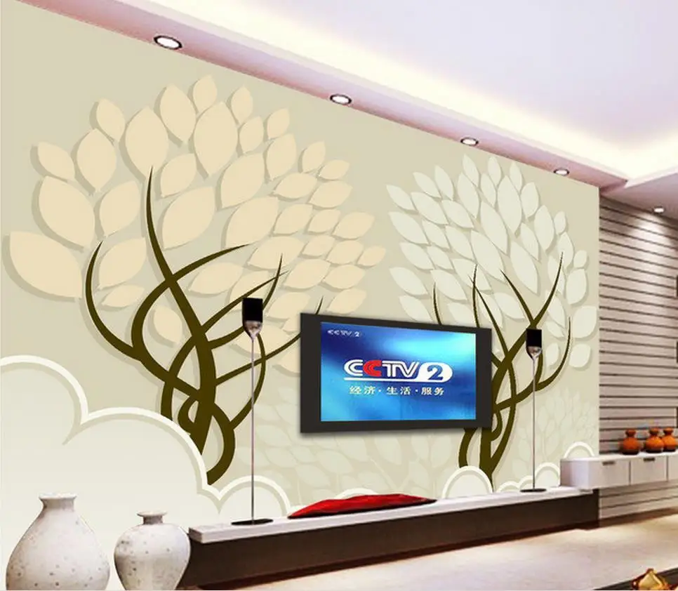 Деревянная роспись модное украшение для стены телевизора Настенная фото обои