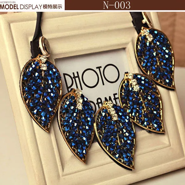 Модные хрустальные бусы очаровательное колье популярные плетеная веревка