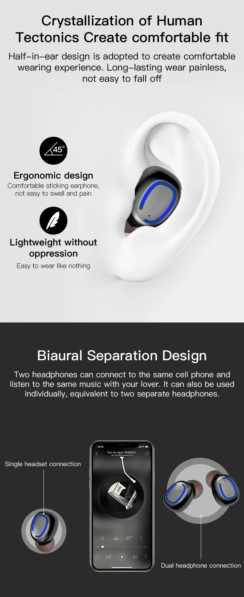 Xi11 TWS Bluetooth наушники-вкладыши HIFI стерео Bluetooth 5,0 микрофон CVC8.0 шумоподавление наушники для всех смартфонов
