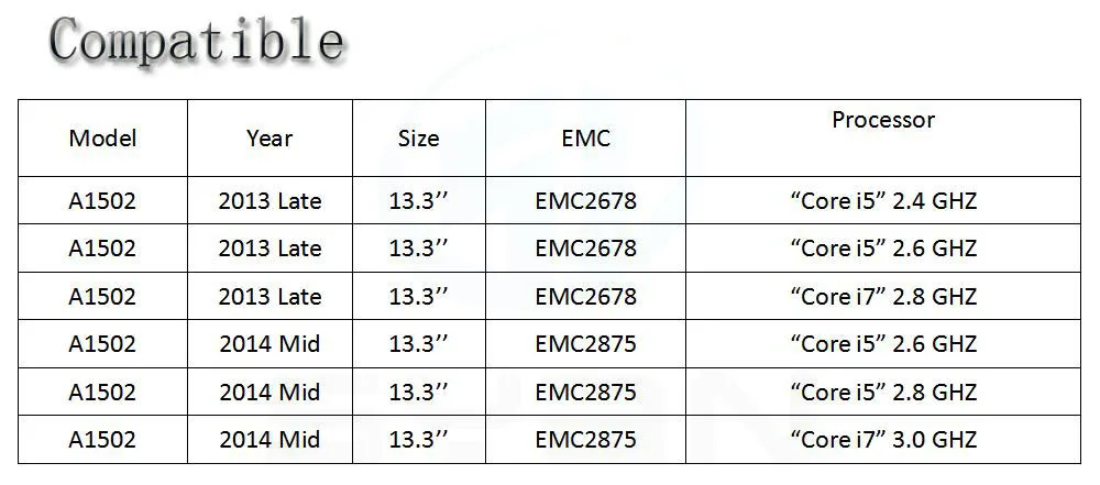 A1493 батарея для Macbook Pro retina 13,3 ''ноутбука A1502 батарея ME864LL/A ME866LL/A 2013- год