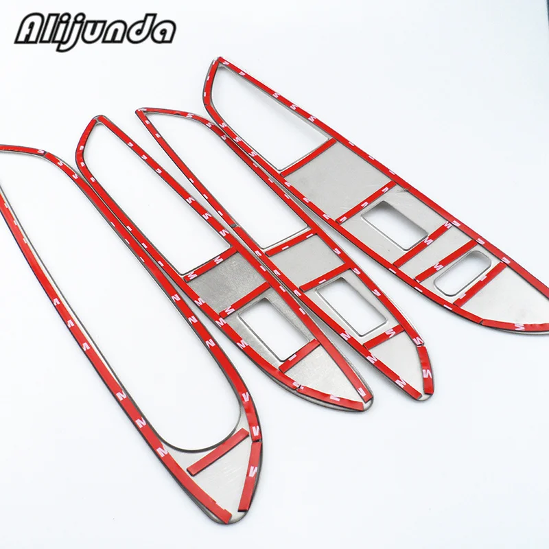 Автомобильная дверь подлокотник стикер окно подъемная пластина украшения