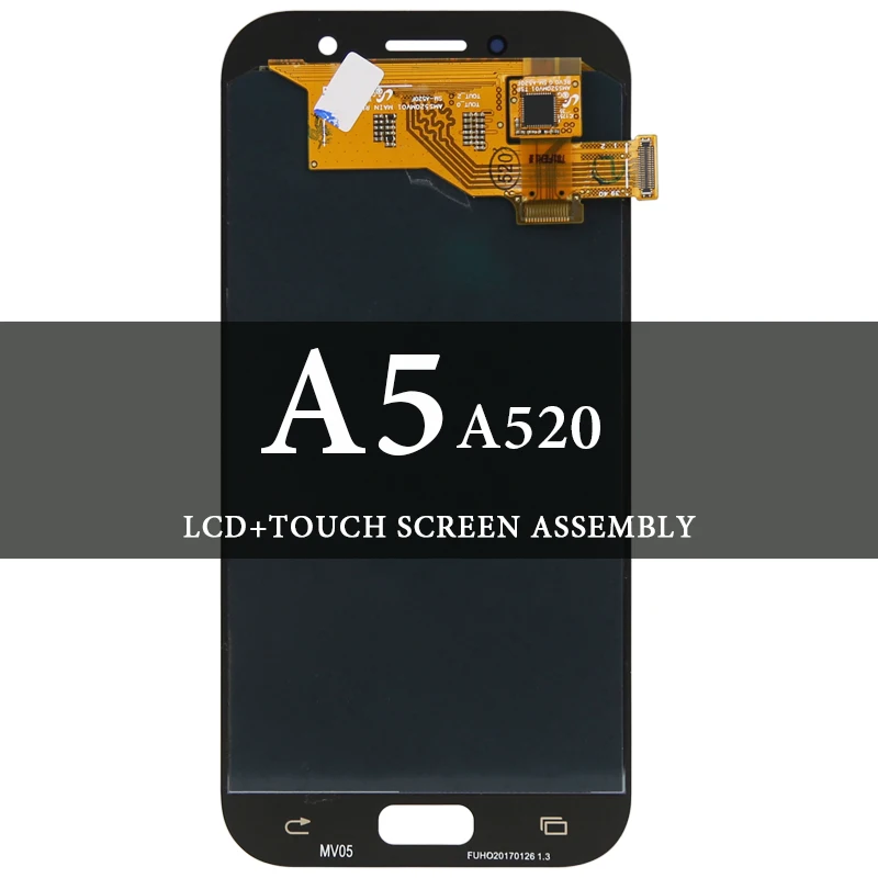 Для A5 2017 A520 ЖК-дисплей 5 2 ''черный белый цвет Цвет: розовый золотистый Экран
